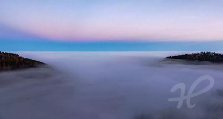 Blauer Horizont, Nebel im Bühlertal