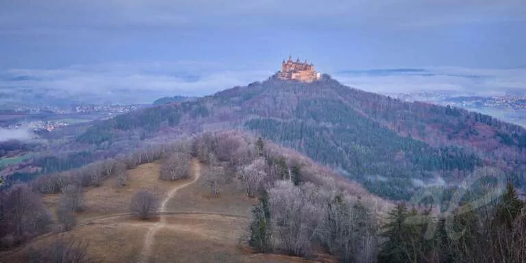 Burg Hohenzollern am Morgen