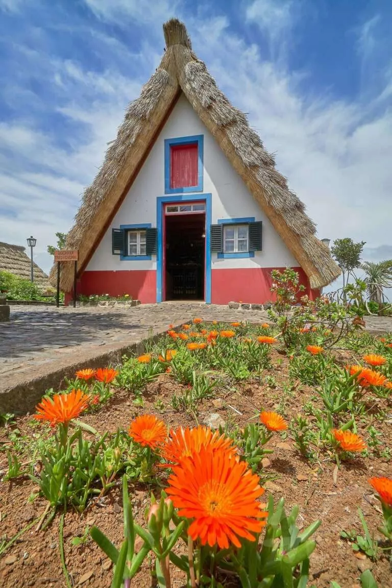 Traditionelles Haus auf Madeira