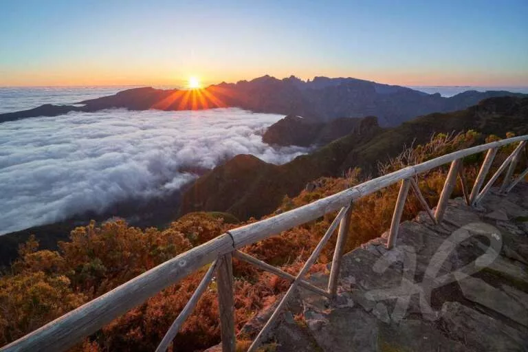 Sonnenaufgang auf Madeira