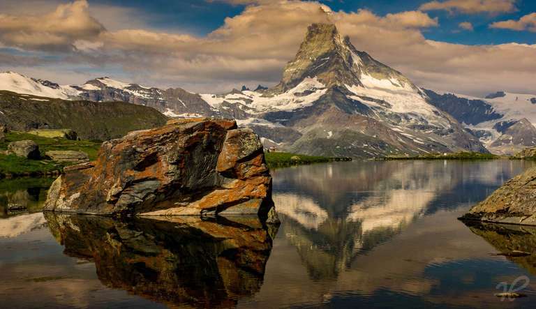 Matterhorn mit See, König der Berge