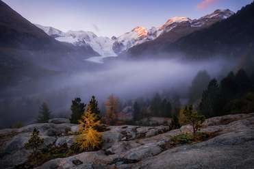 Herbstmorgen in Graubünden