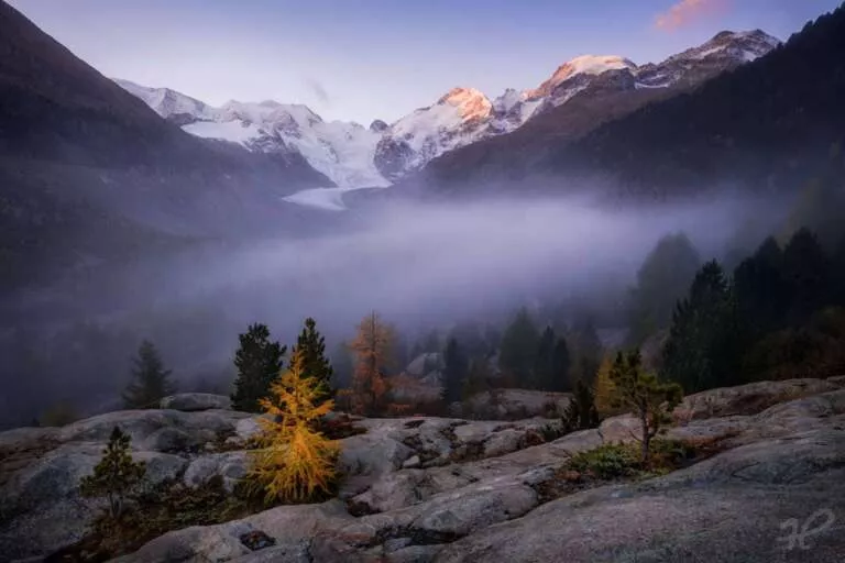 Herbstmorgen in Graubünden