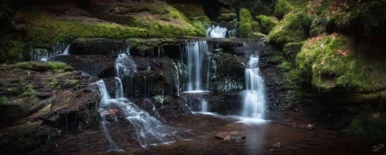 Wasserfall im Monbachtal