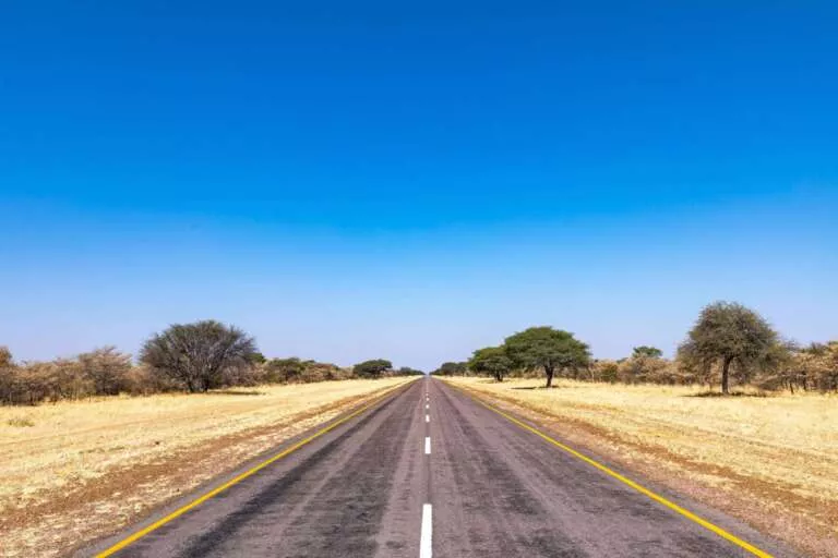 Endless Roads in Namibia