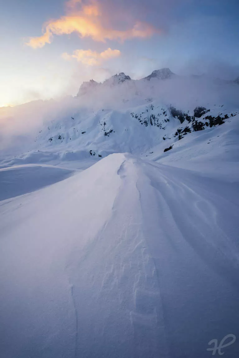 Winterstimmung in den Schweizer Alpen