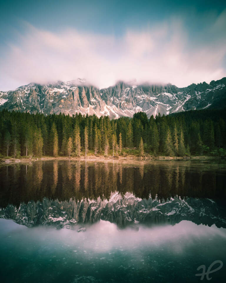Absolut, Spiegelung der Alpen in einem Bergsee