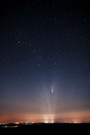 Komet Neowise im Anflug