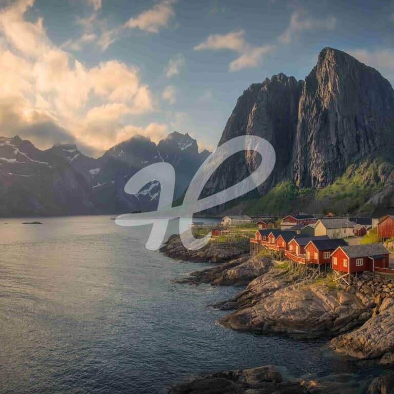 Ein Klassiker der Lofoten - Hamnoy-Panorama
