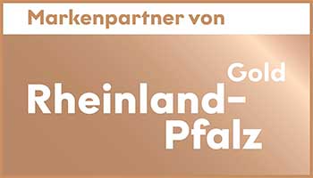 Logo "Markenpartner Rheinland-Pfalz Gold"