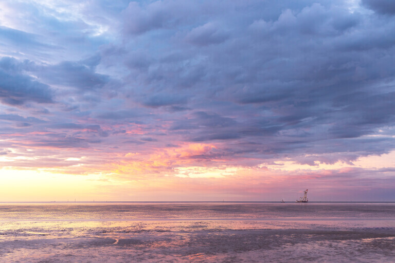 Sonnenaufgang am Strand