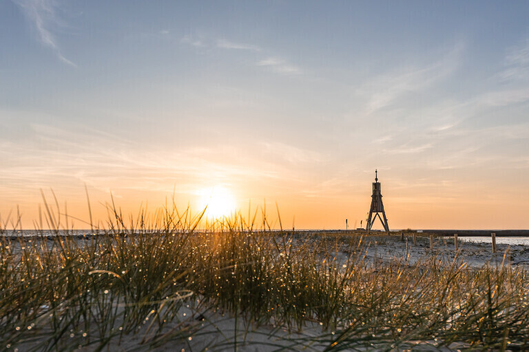 Sonnenaufgang in den Dünen