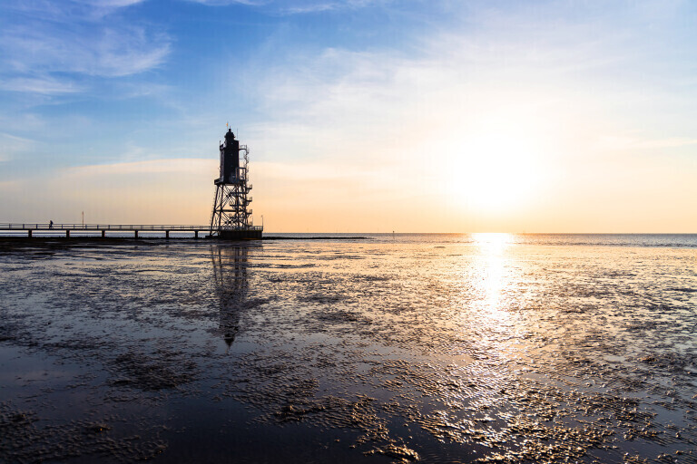 Sonnenuntergang am Leuchtturm