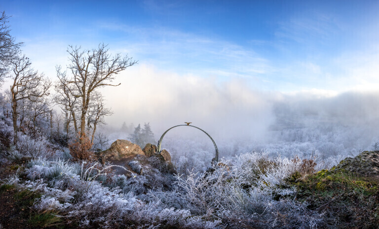 Adlerbogen im Winter