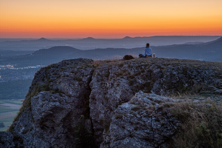 Steilrand am Breitenstein an der schwäbischen Alb