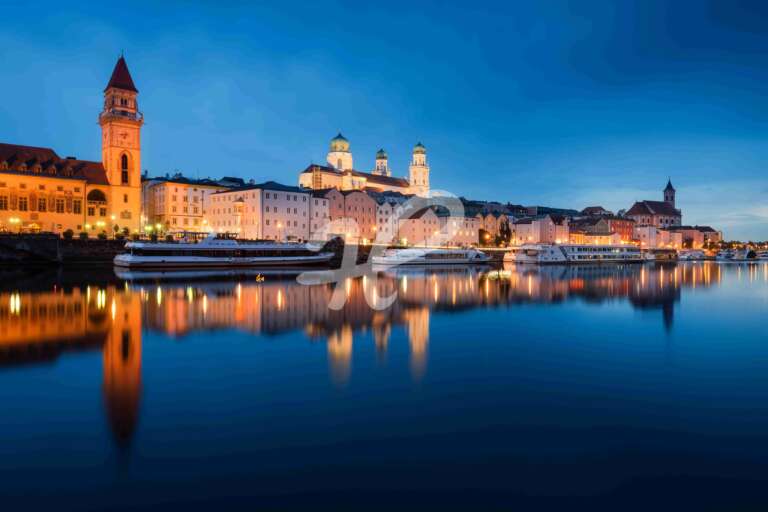 Blaue Stunde in Passau
