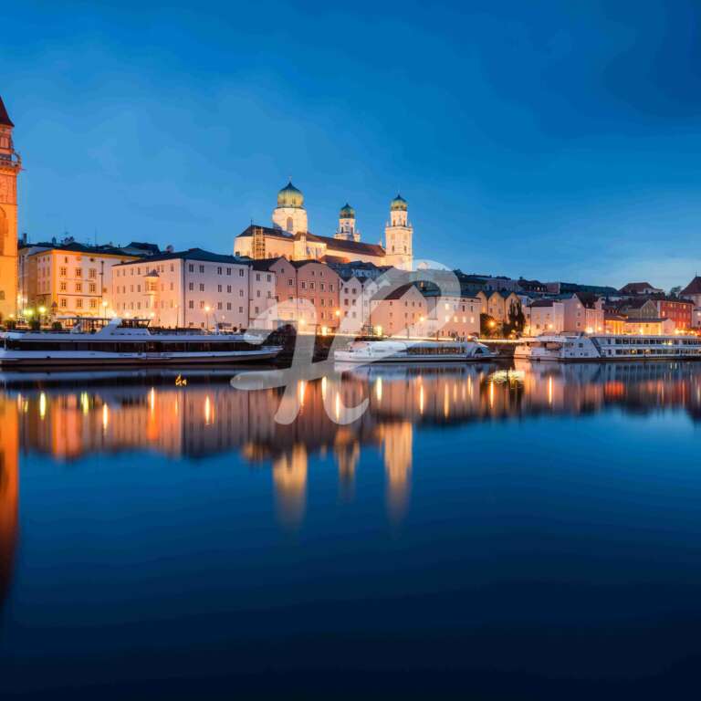 Blaue Stunde in Passau