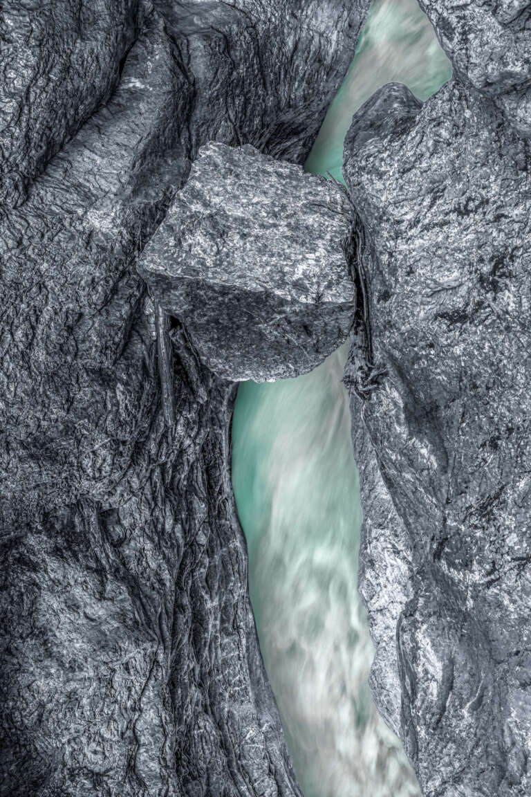 Felsformation in der Breitachklamm
