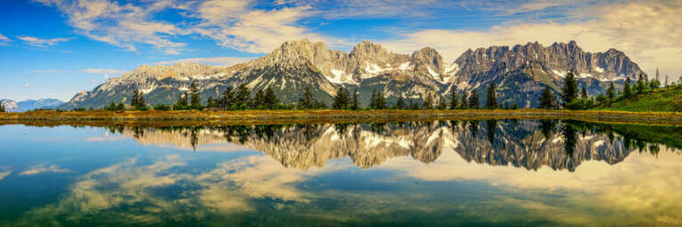 Wilder Kaiser mit Astbergsee