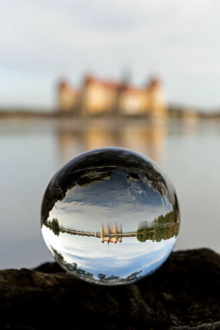 Schloss Moritzburg gespiegelt