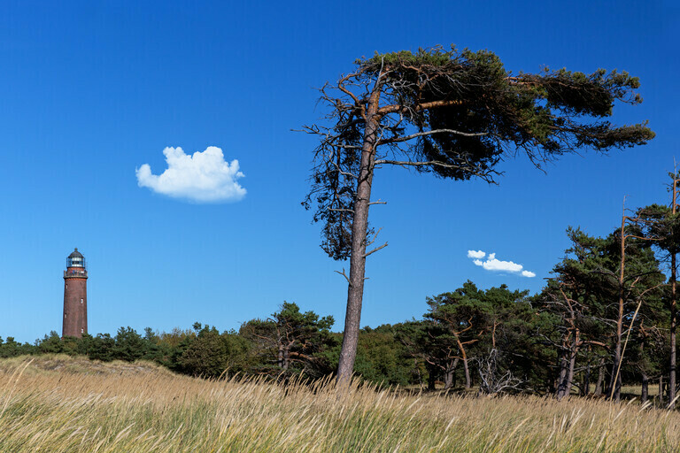 Leuchtturm mit Windflüchter