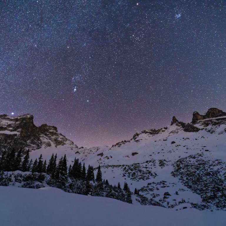 Nachthimmel Montafon