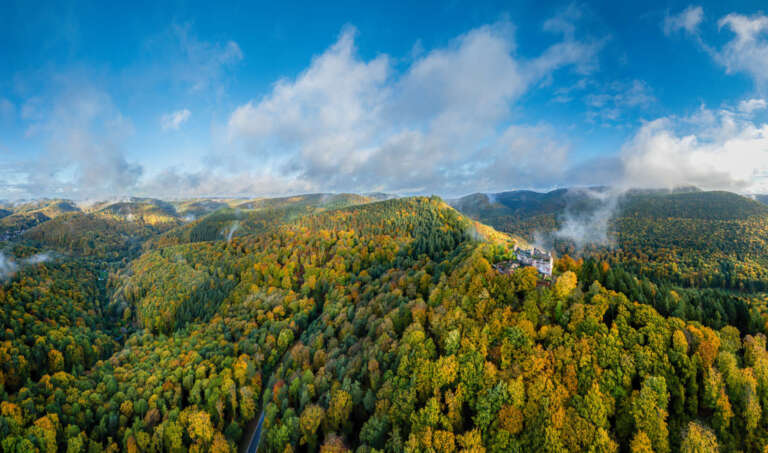 Burgruine Meistersel im Herbst