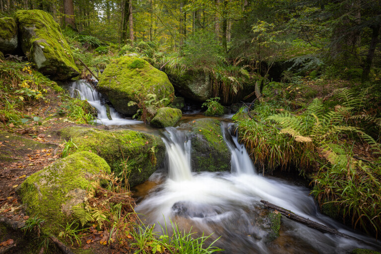 Fließende Gertelbach Wasserfälle