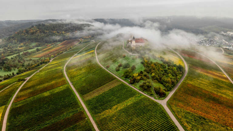 Michaelsberg – nebliger Herbstmorgen