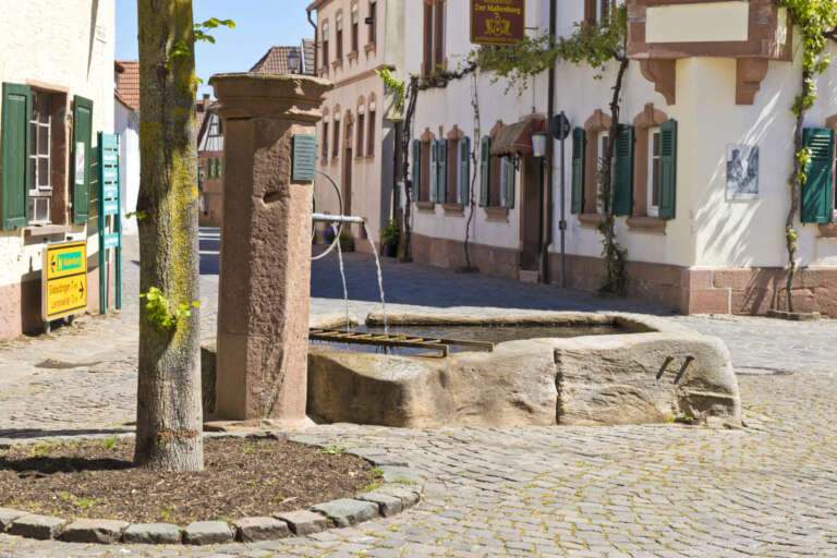 Der Dorfbrunnen in Eschbach