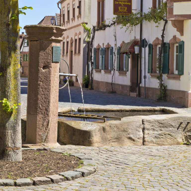 Der Dorfbrunnen in Eschbach