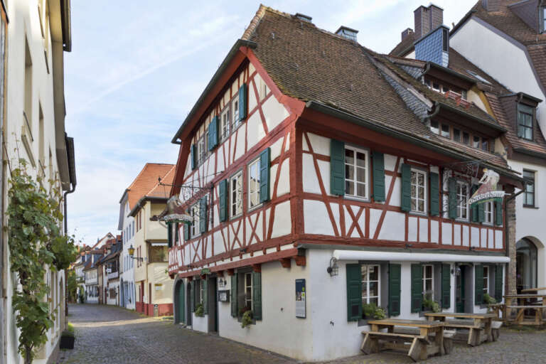Das Gerberhaus in der Hintergasse von Neustadt an der Weinstraße