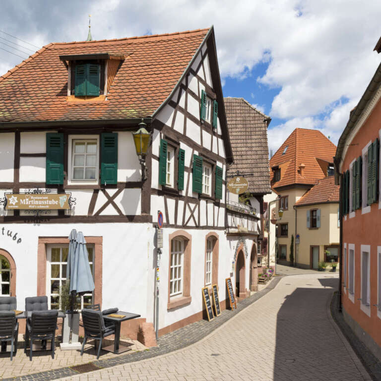 Fachwerkhaus in der Tanzstraße von St. Martin