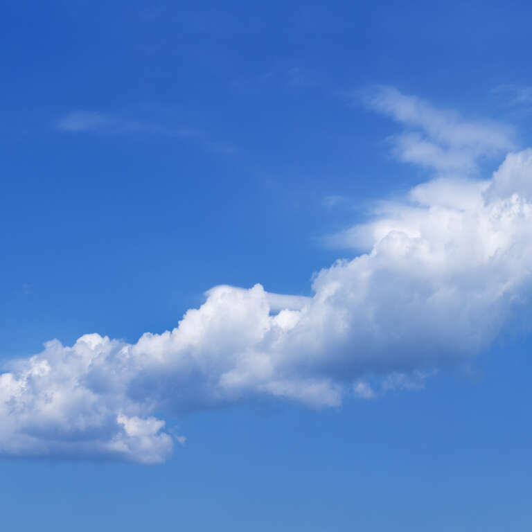 Aufsteigende Wolke