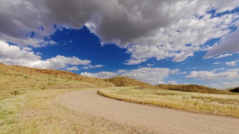 Strasse im Namib Naukluft Parc